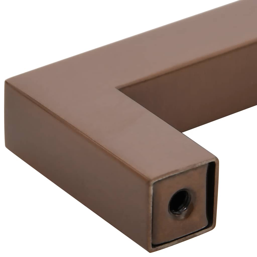 vidaXL Uchwyty do szafek, 5 szt., brąz, 320 mm, stal nierdzewna