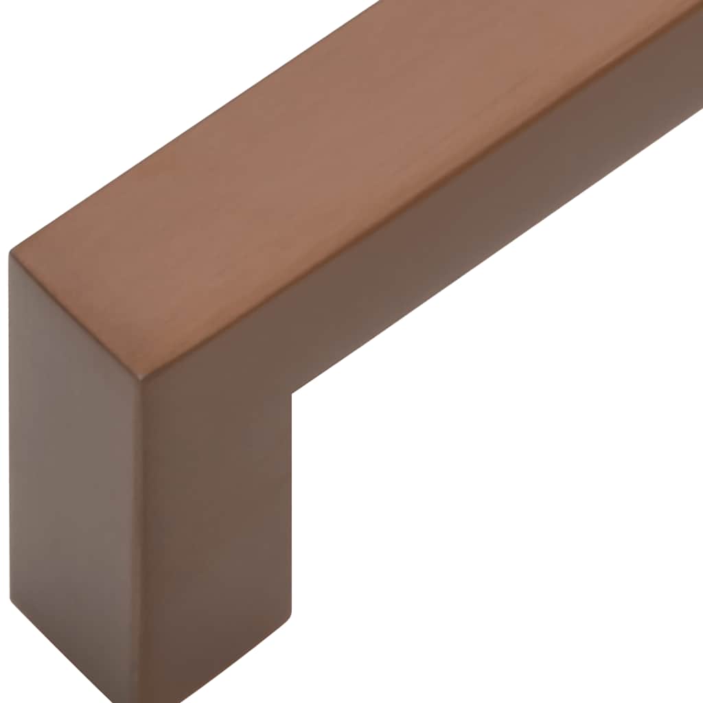 vidaXL Uchwyty do szafek, 5 szt., brąz, 480 mm, stal nierdzewna