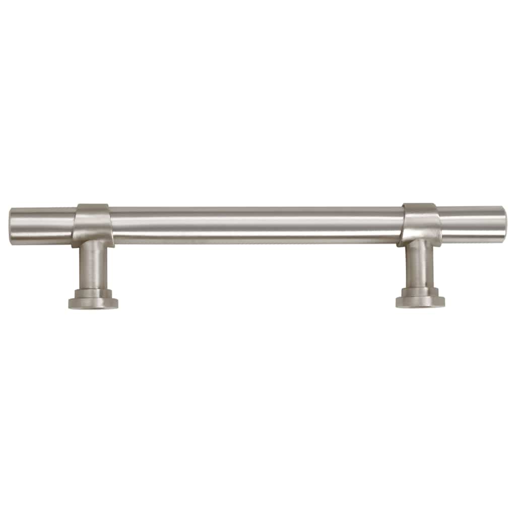 vidaXL Uchwyty do szafek, 10 szt., srebrne, 96 mm, stal nierdzewna