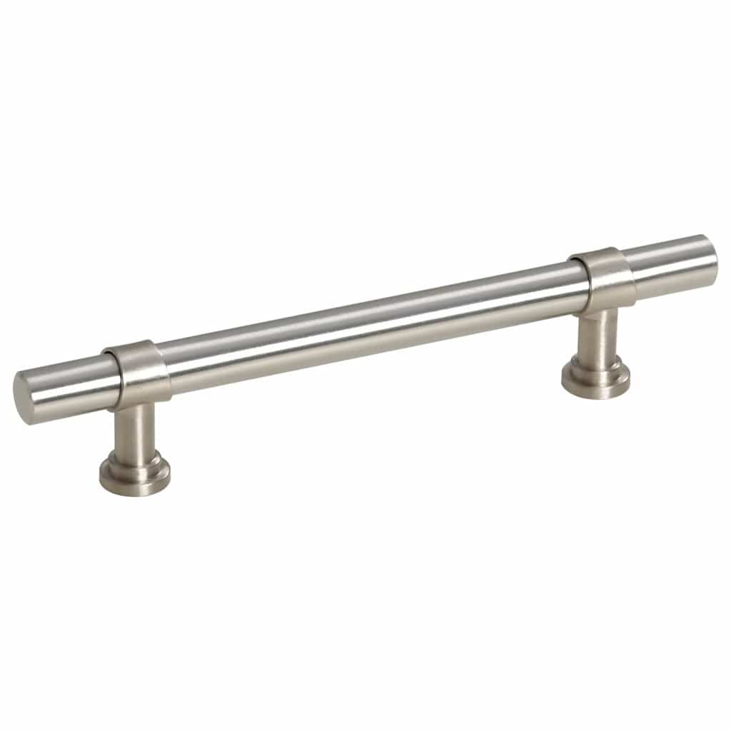 vidaXL Uchwyty do szafek, 10 szt., srebrne, 96 mm, stal nierdzewna