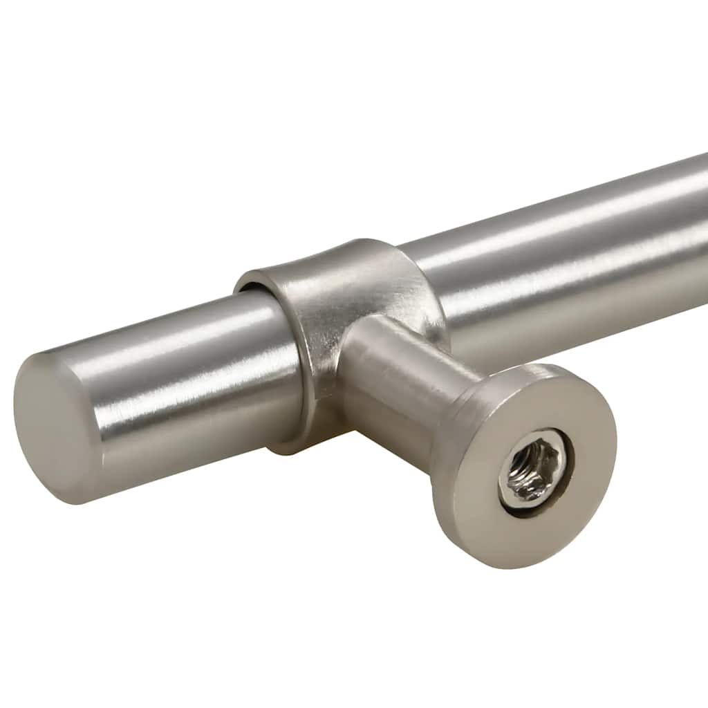 vidaXL Uchwyty do szafek, 10 szt., srebrne, 96 mm, stal nierdzewna