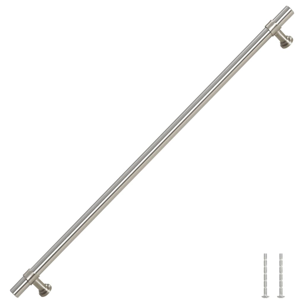 vidaXL Uchwyty do szafek, 5 szt., srebrne, 320 mm, stal nierdzewna