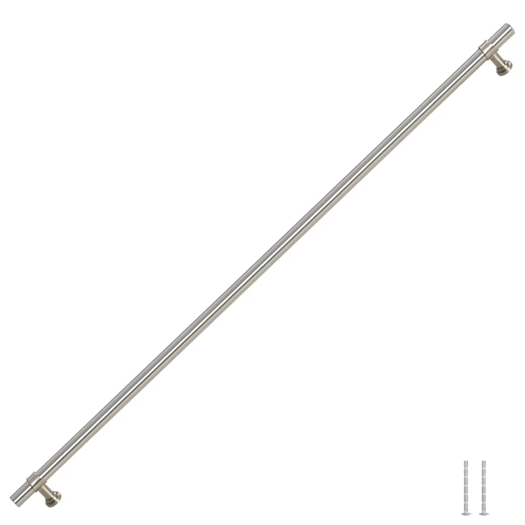 vidaXL Uchwyty do szafek, 5 szt., srebrne, 480 mm, stal nierdzewna