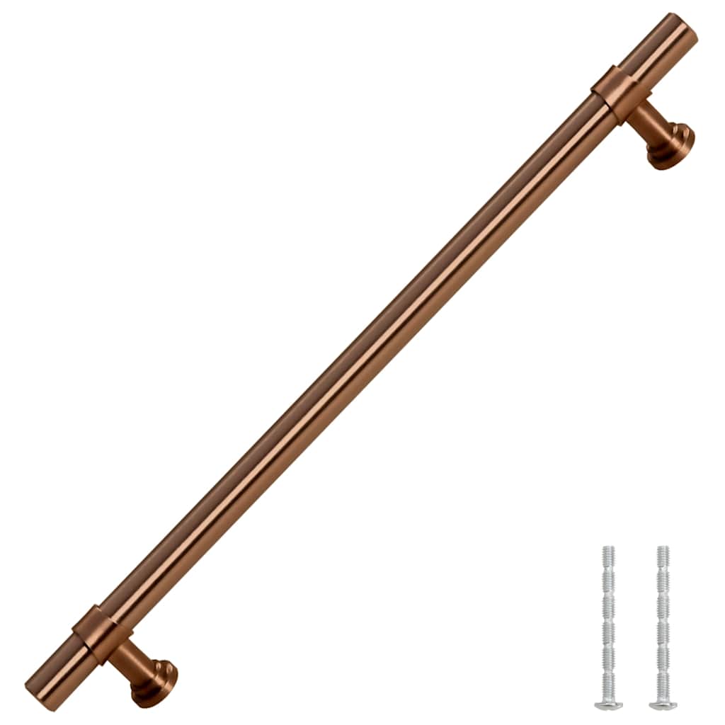 vidaXL Uchwyty do szafek, 5 szt., brąz, 192 mm, stal nierdzewna