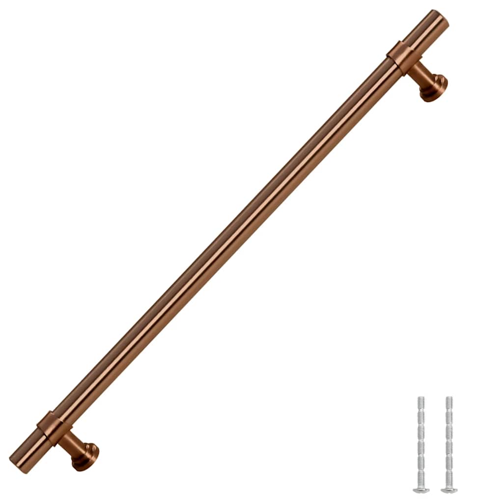 vidaXL Uchwyty do szafek, 5 szt., brąz, 480 mm, stal nierdzewna