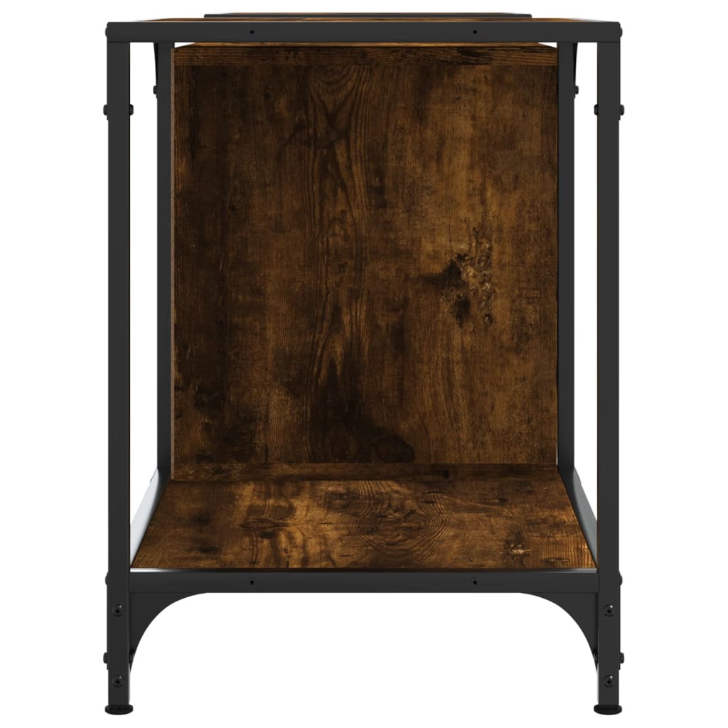 vidaXL Szafka pod telewizor, przydymiony dąb, 153x37x50 cm