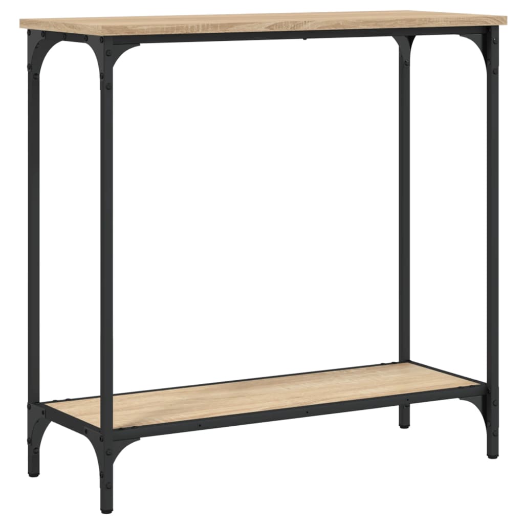 vidaXL Stolik konsolowy Sonoma Oak 75x30,5x75 cm Drewno konstrukcyjne