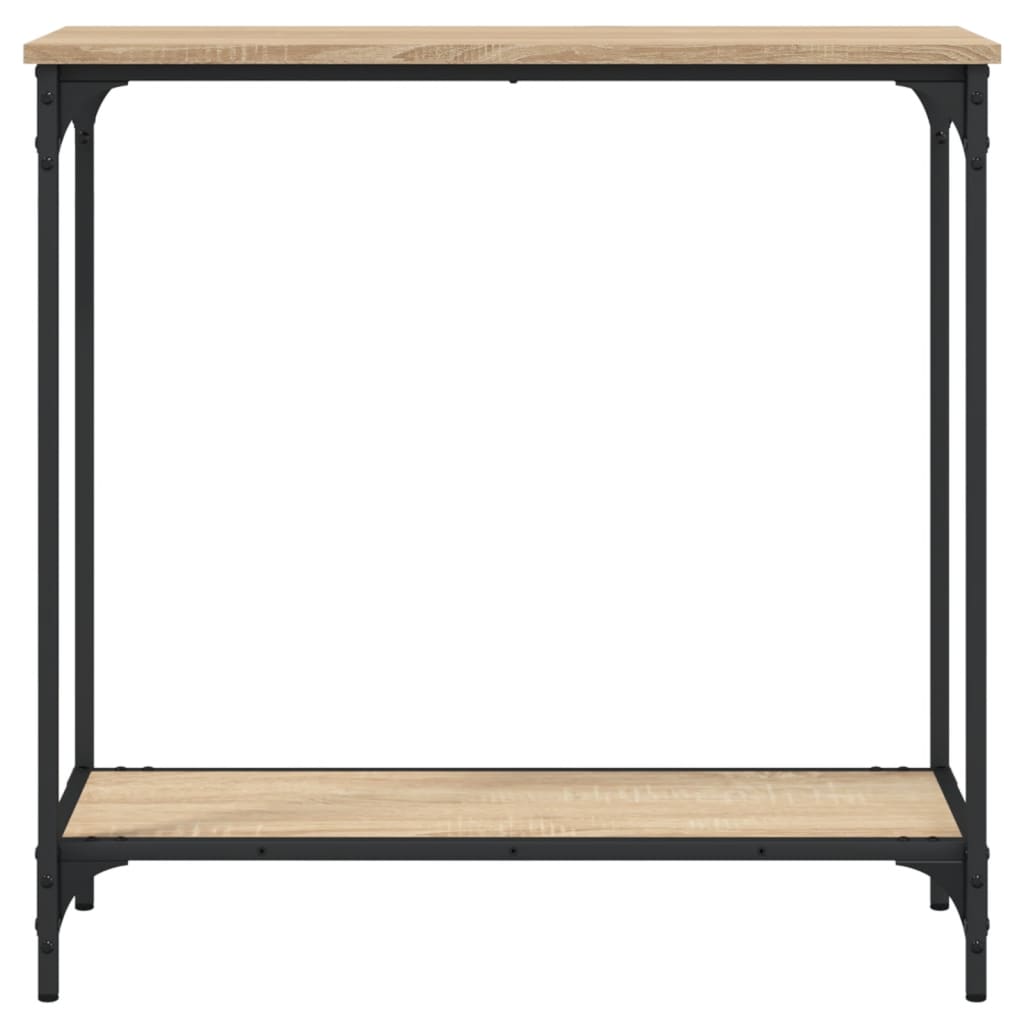vidaXL Stolik konsolowy Sonoma Oak 75x30,5x75 cm Drewno konstrukcyjne