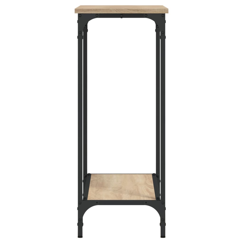 vidaXL Stolik konsolowy Sonoma Oak 75x30,5x75 cm Drewno konstrukcyjne