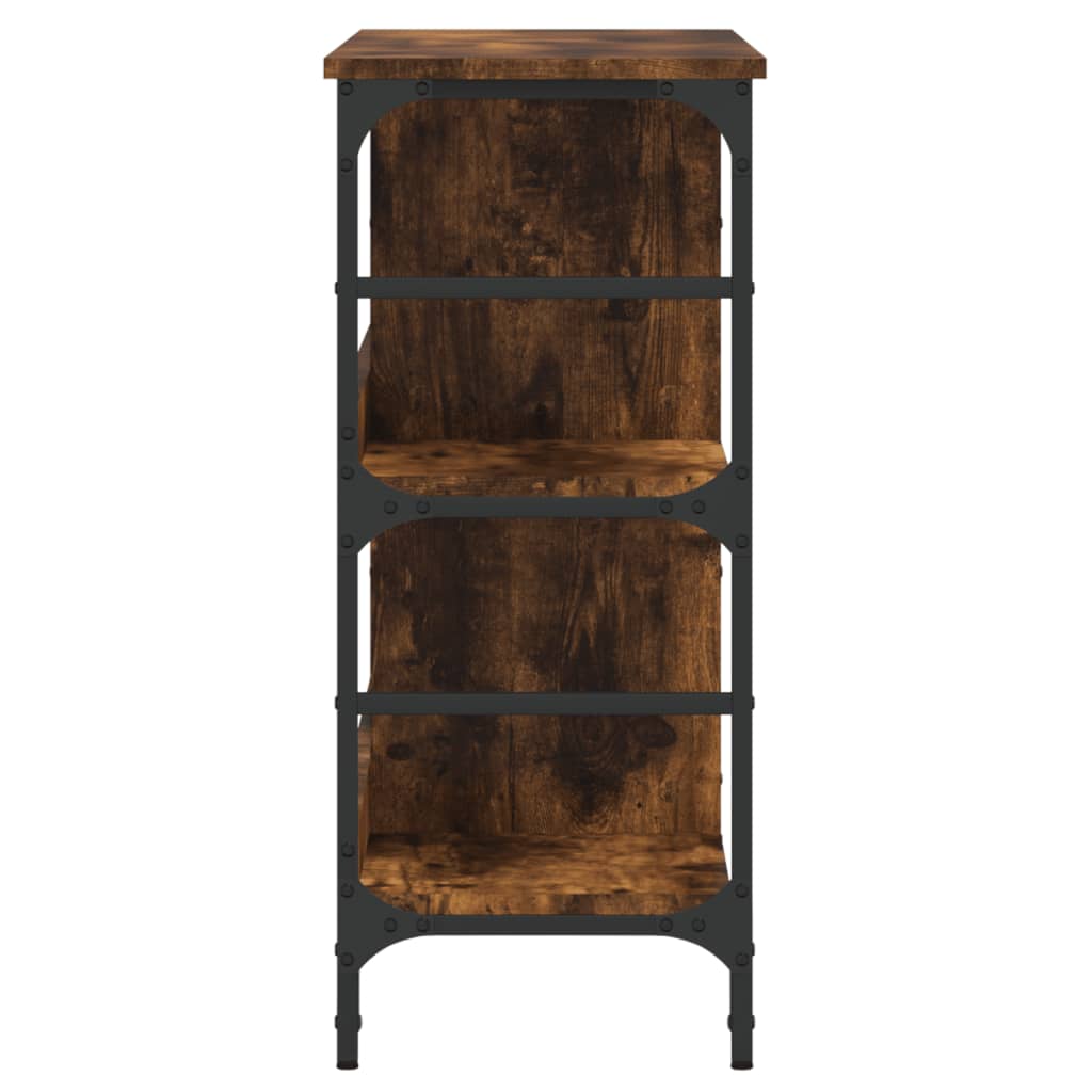 vidaXL Szafka, przydymiony dąb, 102x32x73,5cm, materiał drewnopochodny