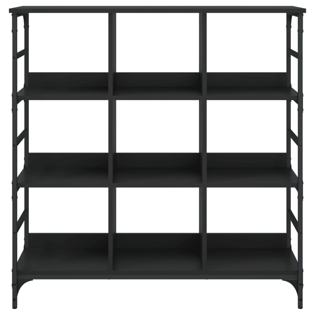 vidaXL Szafka, czarna, 102x32x103,5 cm, materiał drewnopochodny