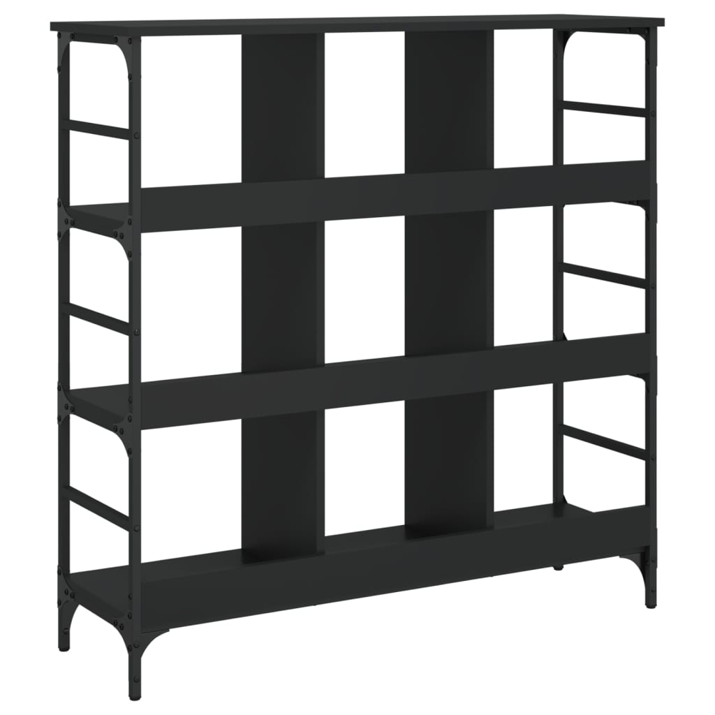 vidaXL Szafka, czarna, 102x32x103,5 cm, materiał drewnopochodny