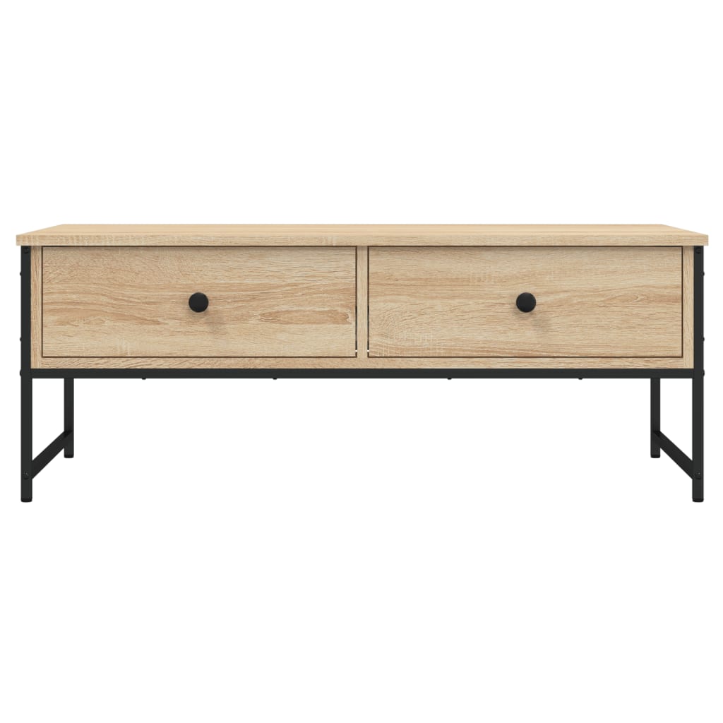 vidaXL Stolik kawowy, dąb sonoma, 101x49x39,5 cm