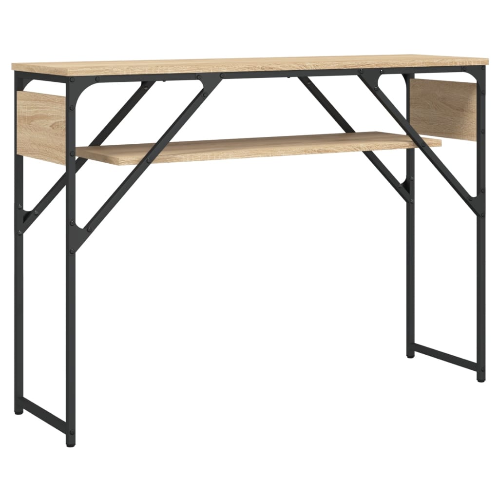 vidaXL Stolik konsolowy, dąb sonoma, 105x30x75 cm