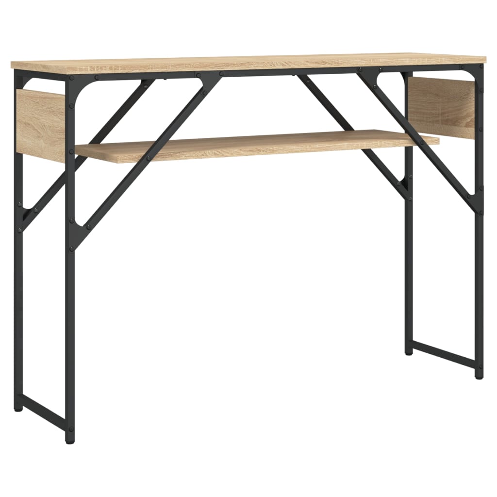 vidaXL Stolik konsolowy, dąb sonoma, 105x30x75 cm