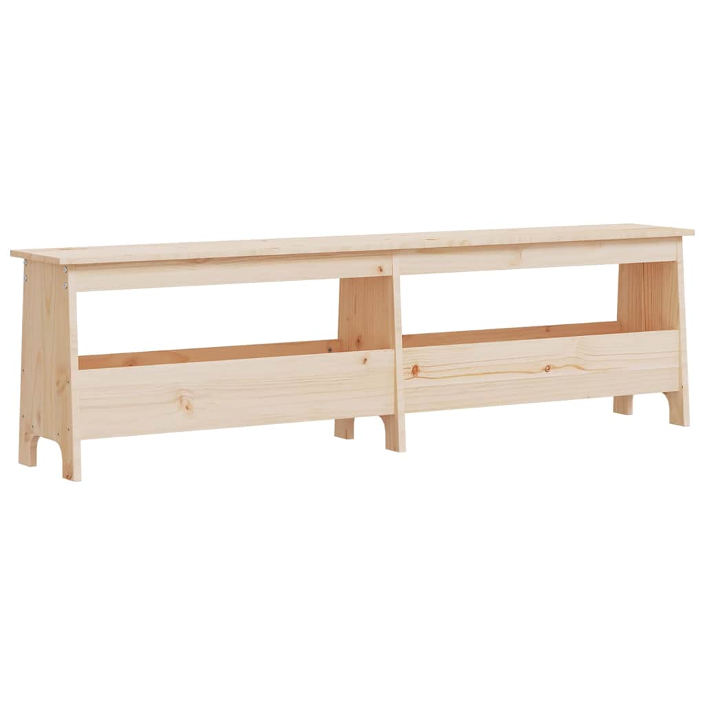 vidaXL Ławka do holu 160x28x45 cm, lite drewno sosnowe
