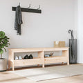 vidaXL Ławka do holu 160x28x45 cm, lite drewno sosnowe