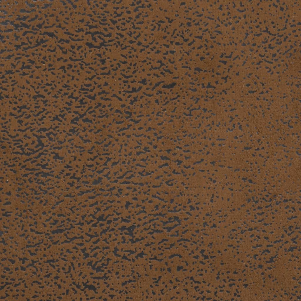 vidaXL Ławka z oparciem, brązowa, 120x62x75,5 cm, sztuczny zamsz