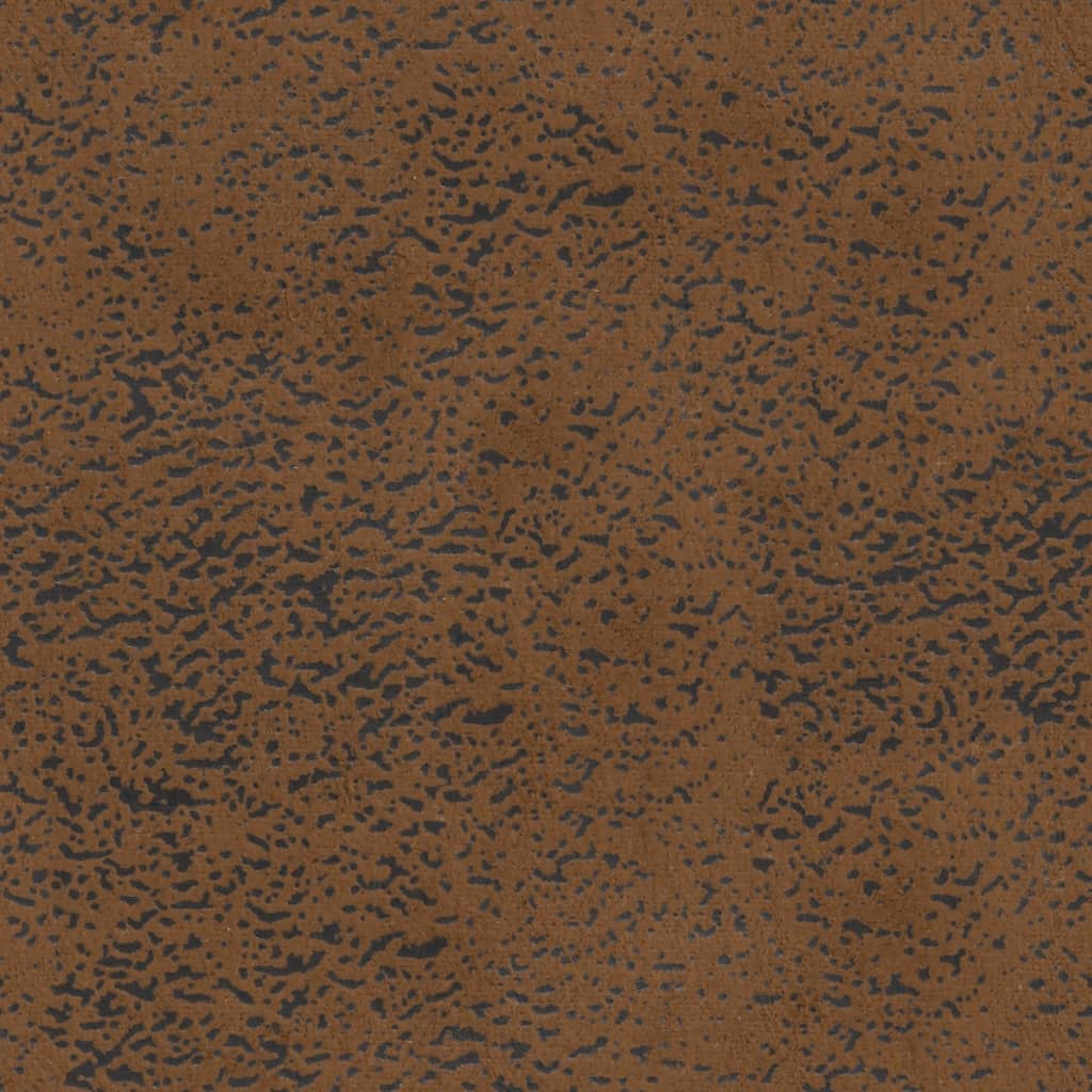 vidaXL Ławka z poduszkami Brązowa 120,5x65x75 cm Skóra syntetyczna zamszowa