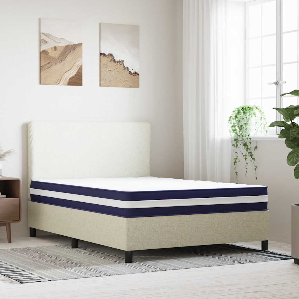 vidaXL Materac kieszeniowy, średnia twardość, 140x190 cm