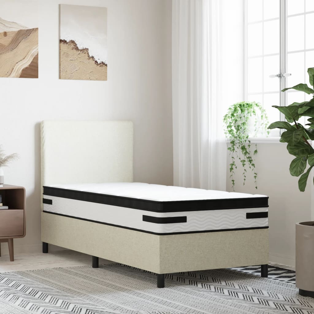 vidaXL Materac kieszeniowy, twardość średnia plus, 70x200 cm