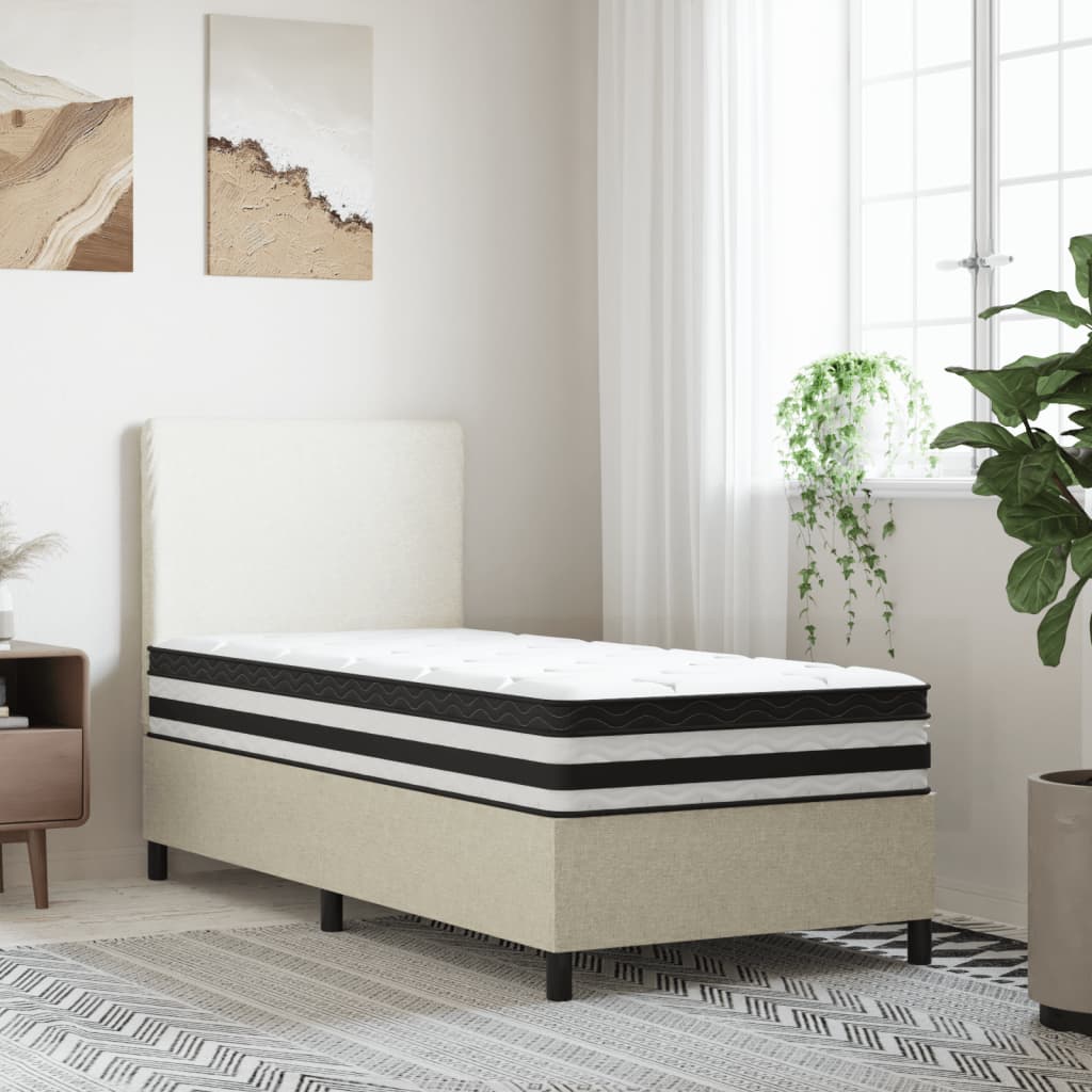 vidaXL Materac kieszeniowy, średnia twardość, 80x200 cm