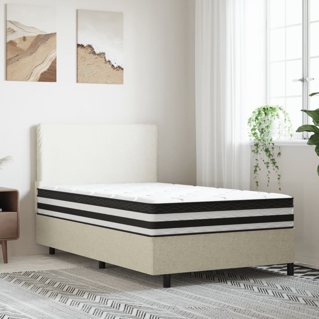 vidaXL Materac kieszeniowy, średnia twardość, 120x200 cm