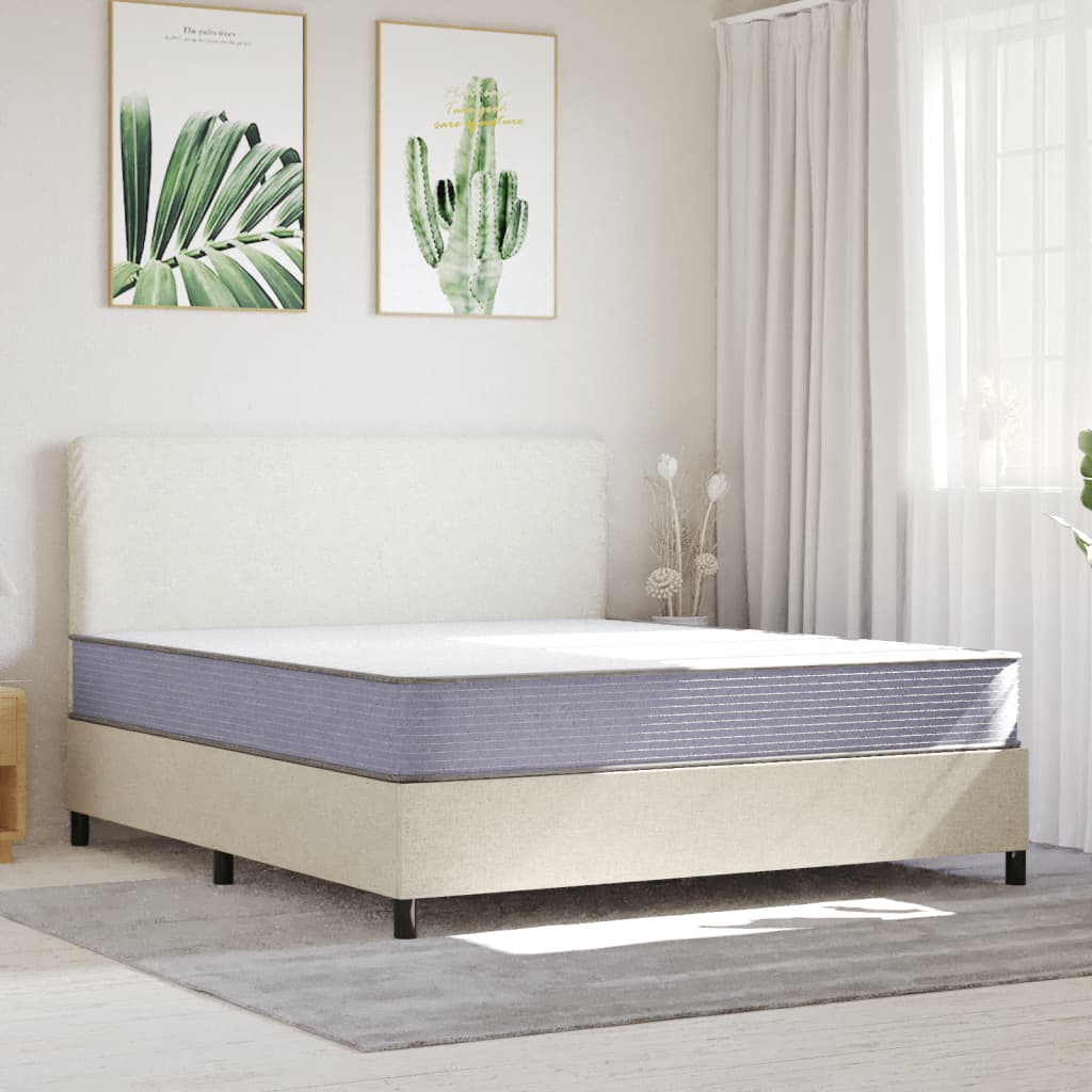 vidaXL Materac piankowy, średnio miękki, 180x200 cm