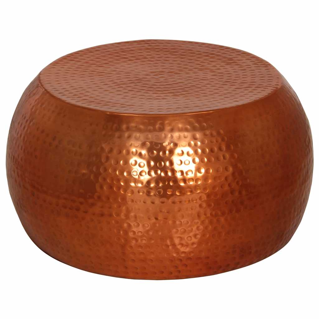 vidaXL Stolik kawowy w kolorze mosiądzu, Ø55x28 cm, aluminium