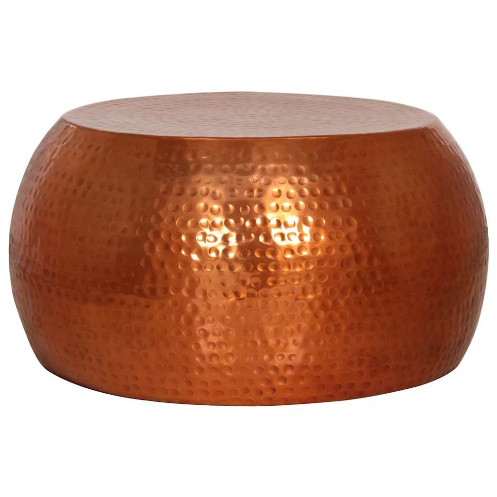 vidaXL Stolik kawowy w kolorze mosiądzu, Ø55x28 cm, aluminium