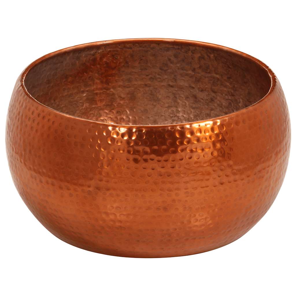 vidaXL Stolik kawowy w kolorze mosiądzu, Ø55x28 cm, aluminium