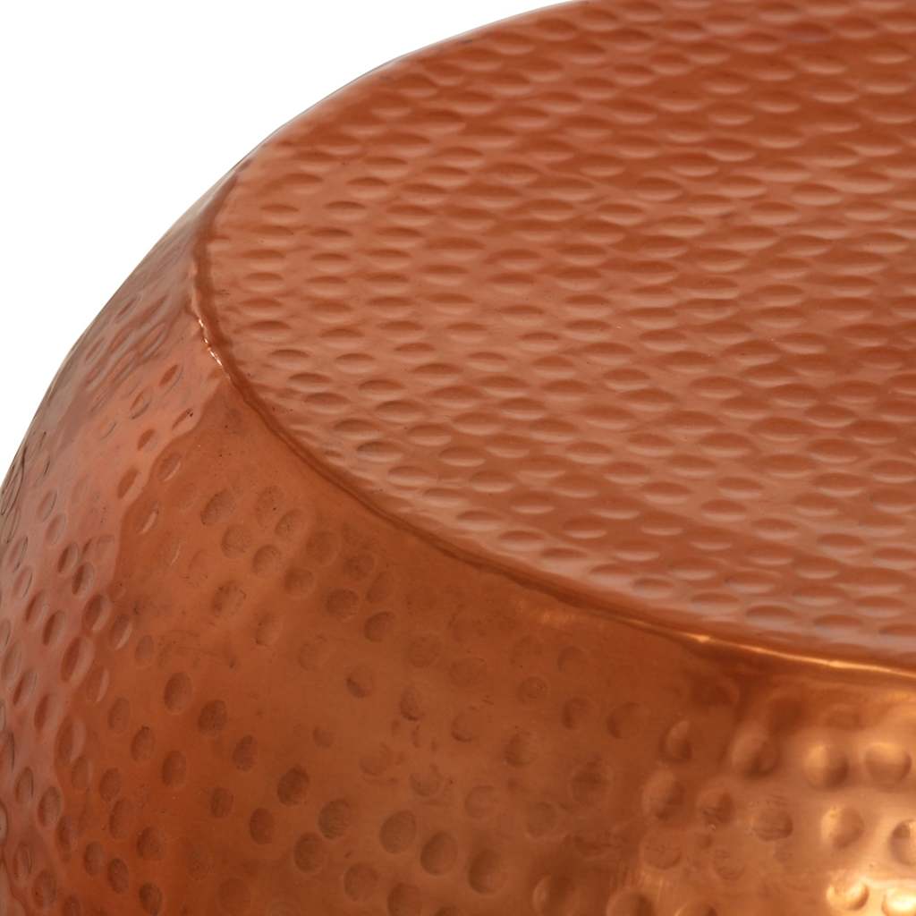 vidaXL Stolik kawowy w kolorze mosiądzu, Ø55x28 cm, aluminium