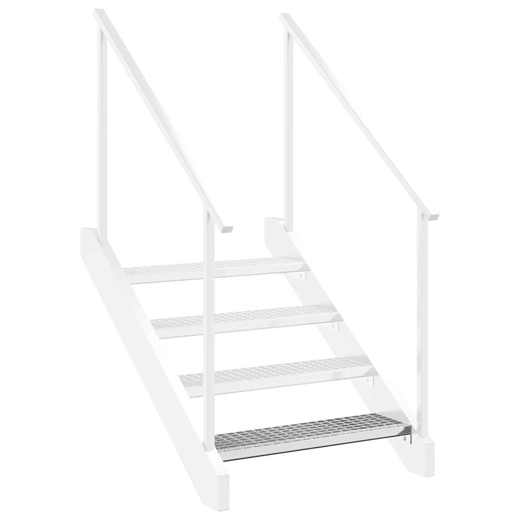 vidaXL Stopień z kraty, 60x24x7 cm, stal galwanizowana
