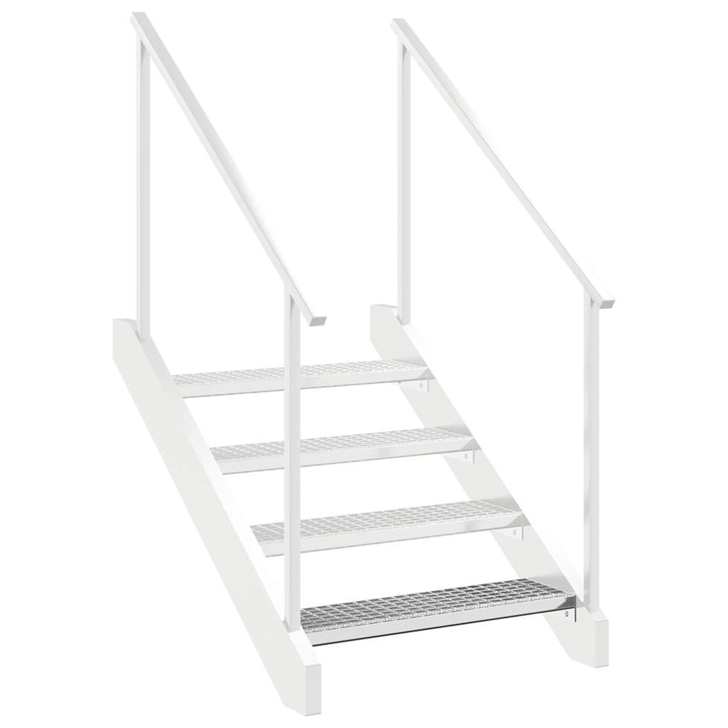 vidaXL Stopień z kraty, 70x24x7 cm, stal galwanizowana