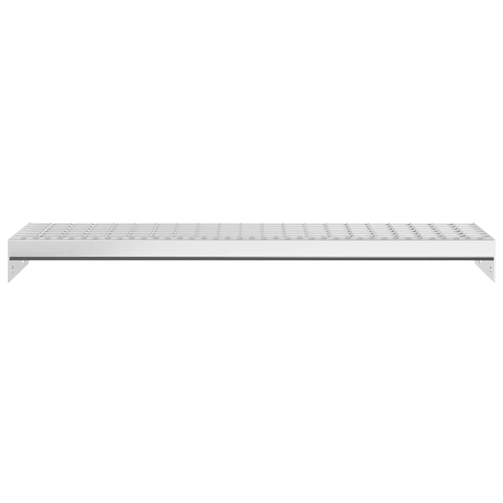 vidaXL Stopień z kraty, 80x24x7 cm, stal galwanizowana