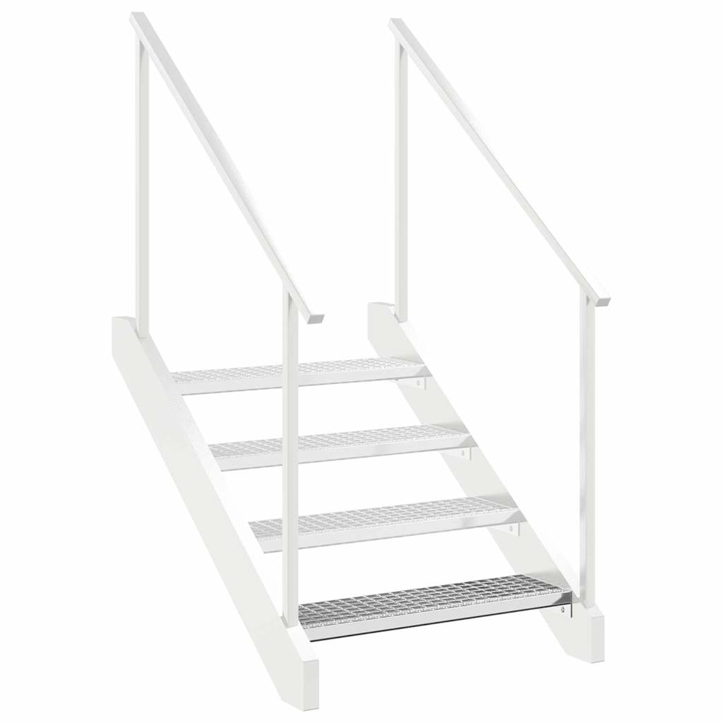 vidaXL Stopień z kraty, 80x24x7 cm, stal galwanizowana