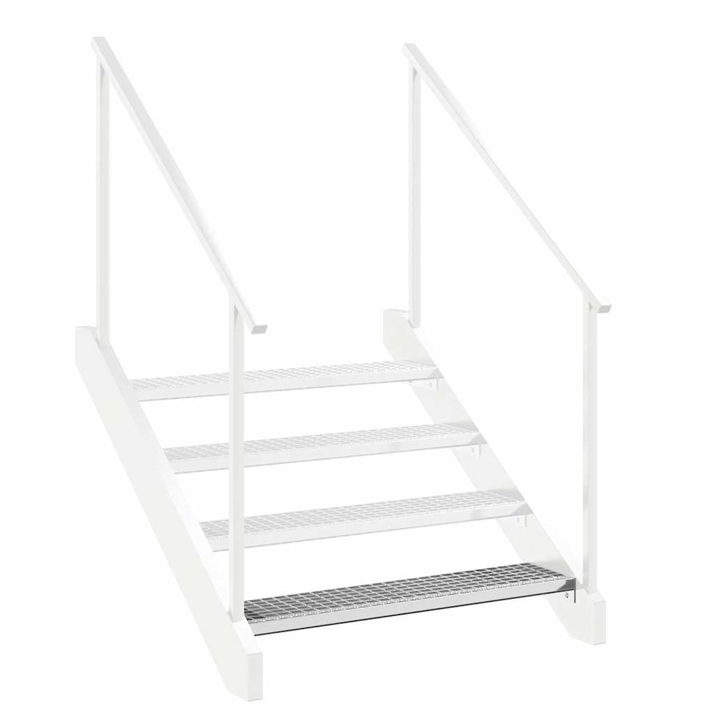 vidaXL Stopień z kraty, 90x24x7 cm, stal galwanizowana