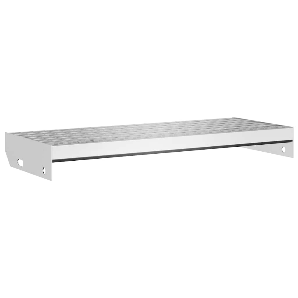 vidaXL Stopień z kraty, 60x24x7 cm, stal galwanizowana