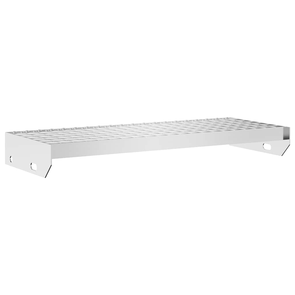 vidaXL Stopień z kraty, 60x24x7 cm, stal galwanizowana