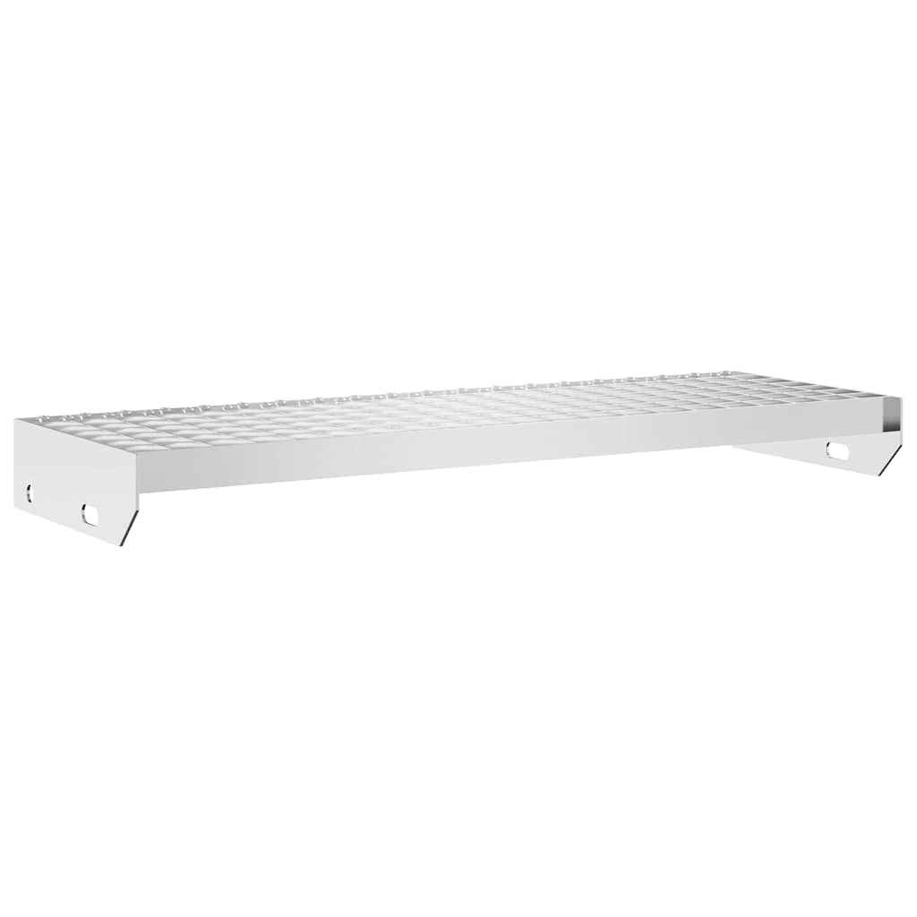 vidaXL Stopień z kraty, 70x24x7 cm, stal galwanizowana