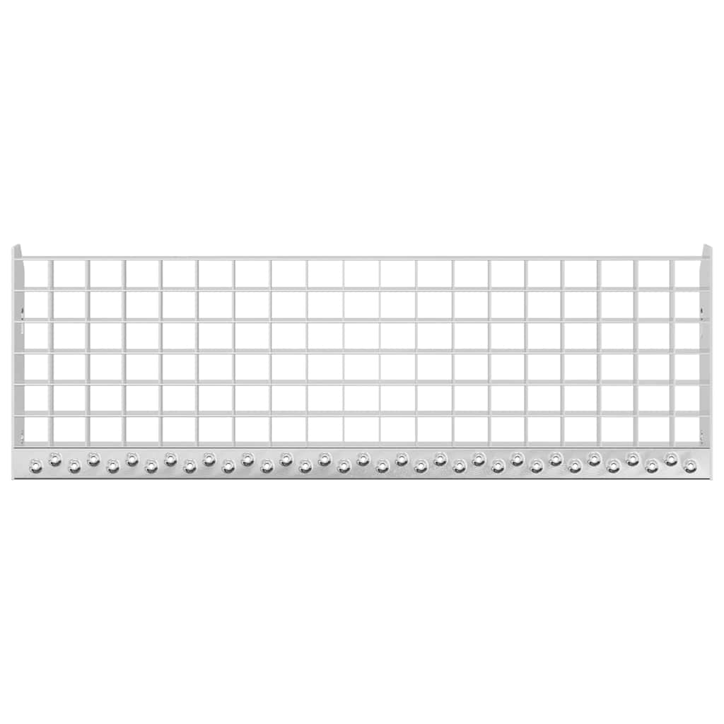 vidaXL Stopień z kraty, 70x24x7 cm, stal galwanizowana