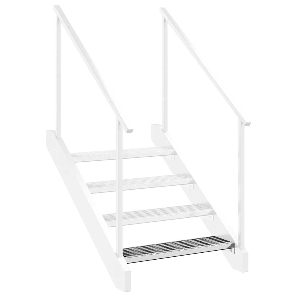vidaXL Stopień z kraty, 70x24x7 cm, stal galwanizowana