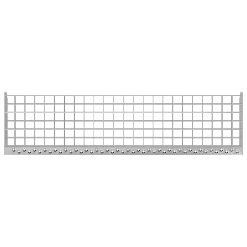 vidaXL Stopień z kraty, 90x24x7 cm, stal galwanizowana