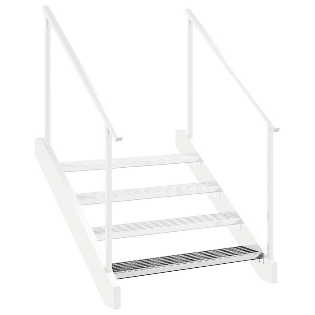 vidaXL Stopień z kraty, 90x24x7 cm, stal galwanizowana