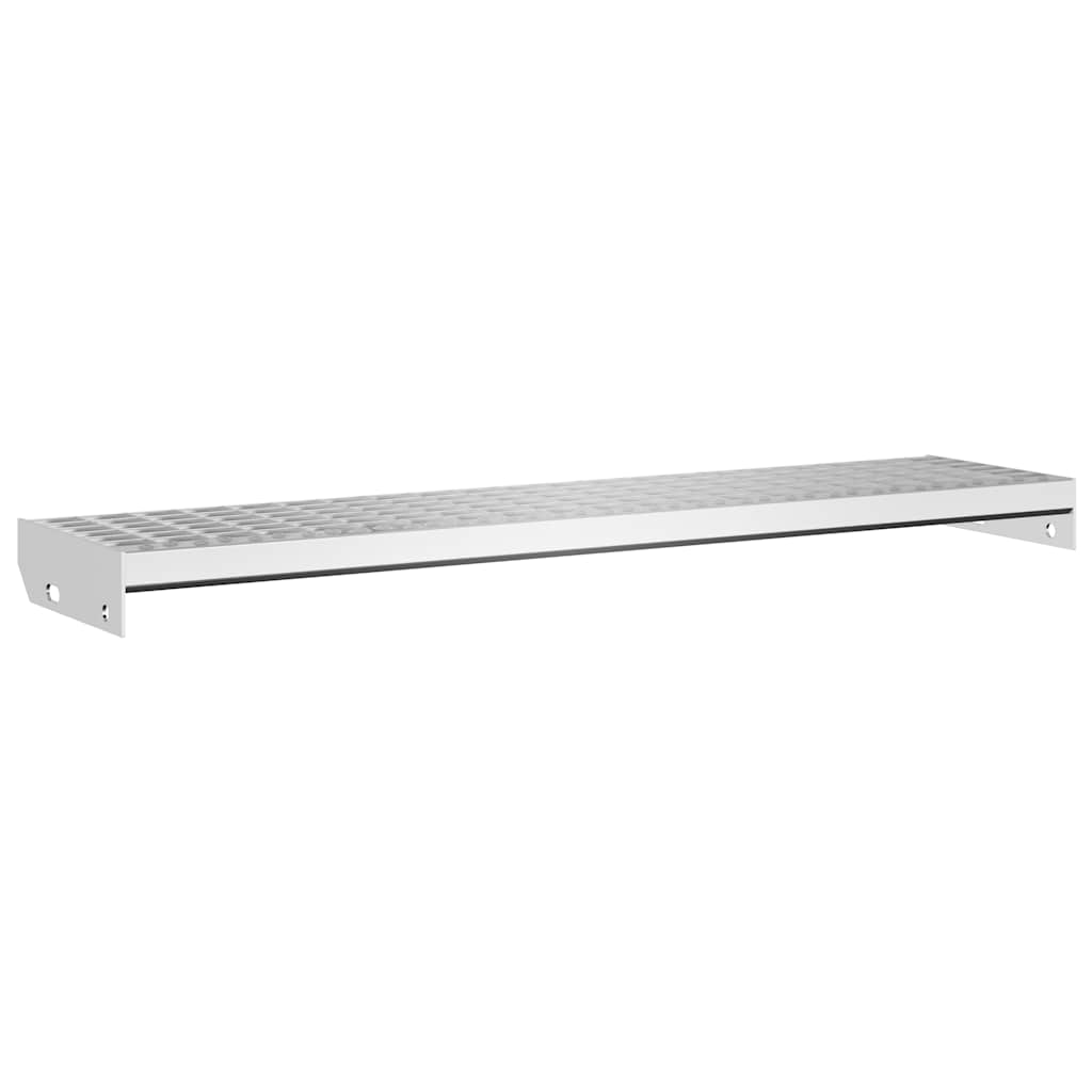 vidaXL Stopień z kraty, 100x24x7 cm, stal galwanizowana