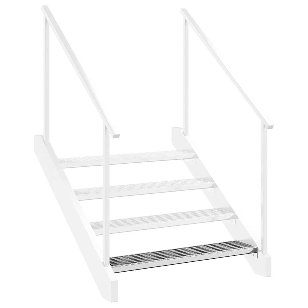 vidaXL Stopień z kraty, 100x24x7 cm, stal galwanizowana