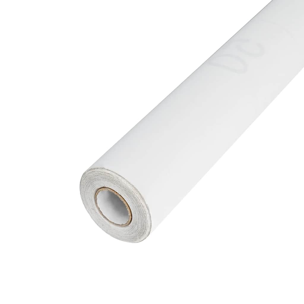 vidaXL Folia okienna, matowa, biała, PVC