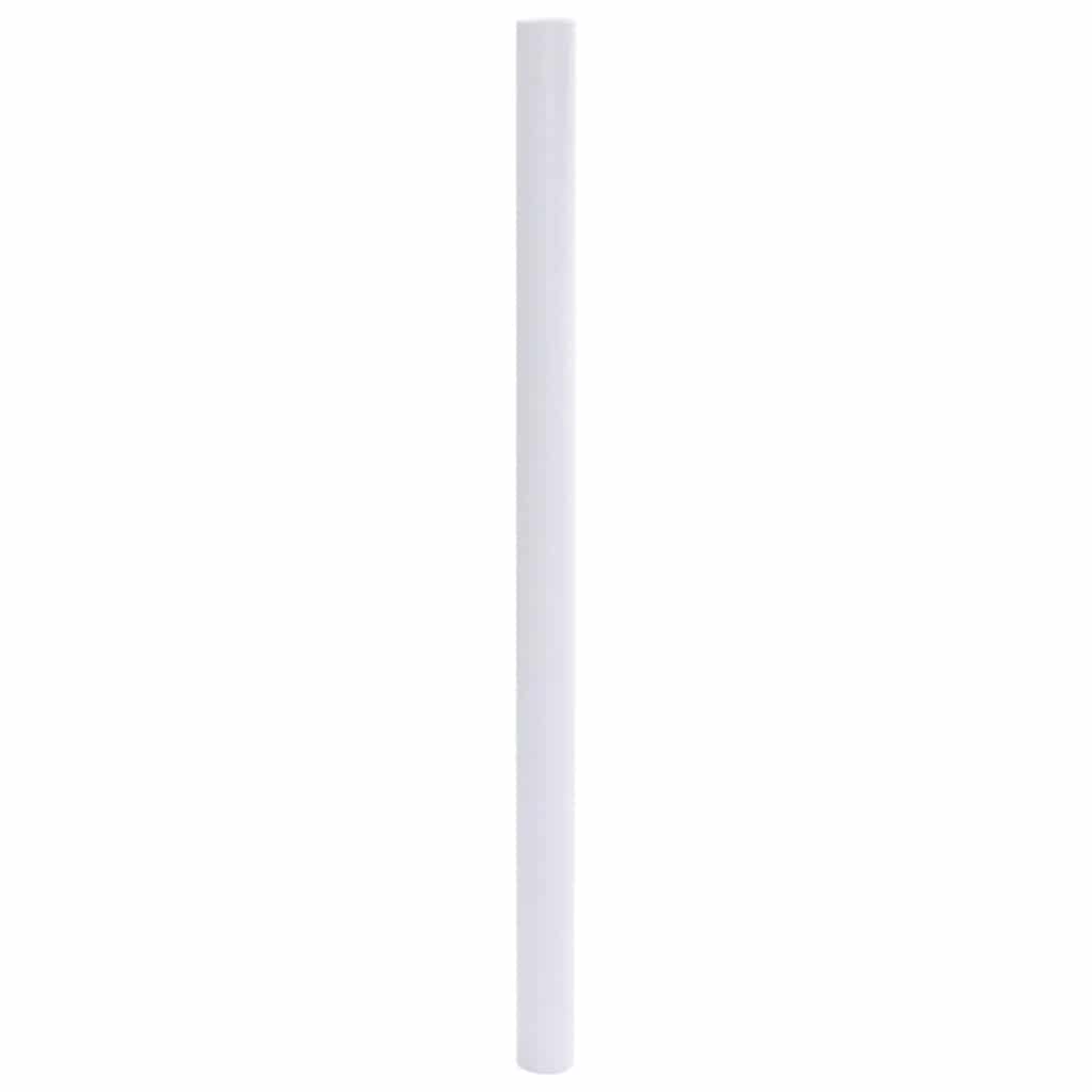 vidaXL Folia okienna, matowa, biała, PVC