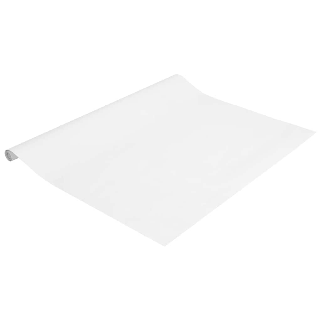 vidaXL Folia okienna, matowa, biała, PVC