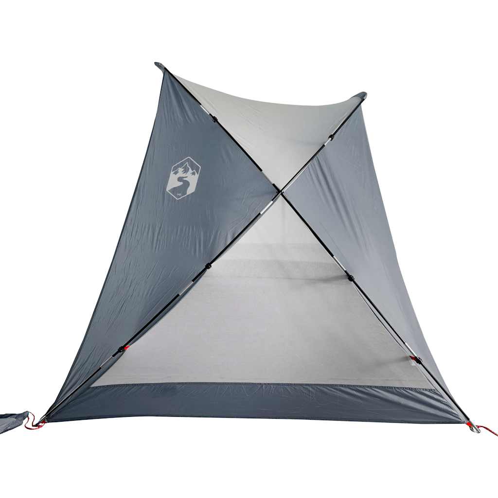 vidaXL Namiot plażowy, szary, 274x178x170/148 cm, poliester 185T
